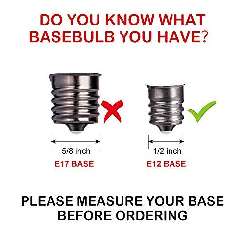 Romasaty 25-Pack St35 Light Bulbs Replacement Edison Clear Bulbs -5 Watts C7/E12 Screw Base For Indoor/Outdoor Patio String Lights #TOP3