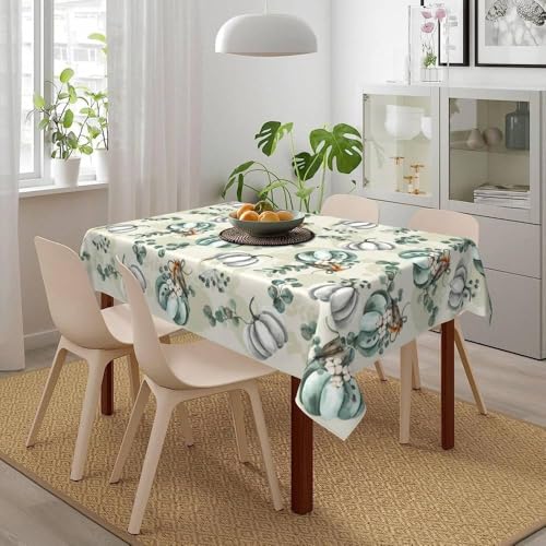 Nappe rectangulaire 140x180 cm de Thanksgiving pour décoration de table - 3
