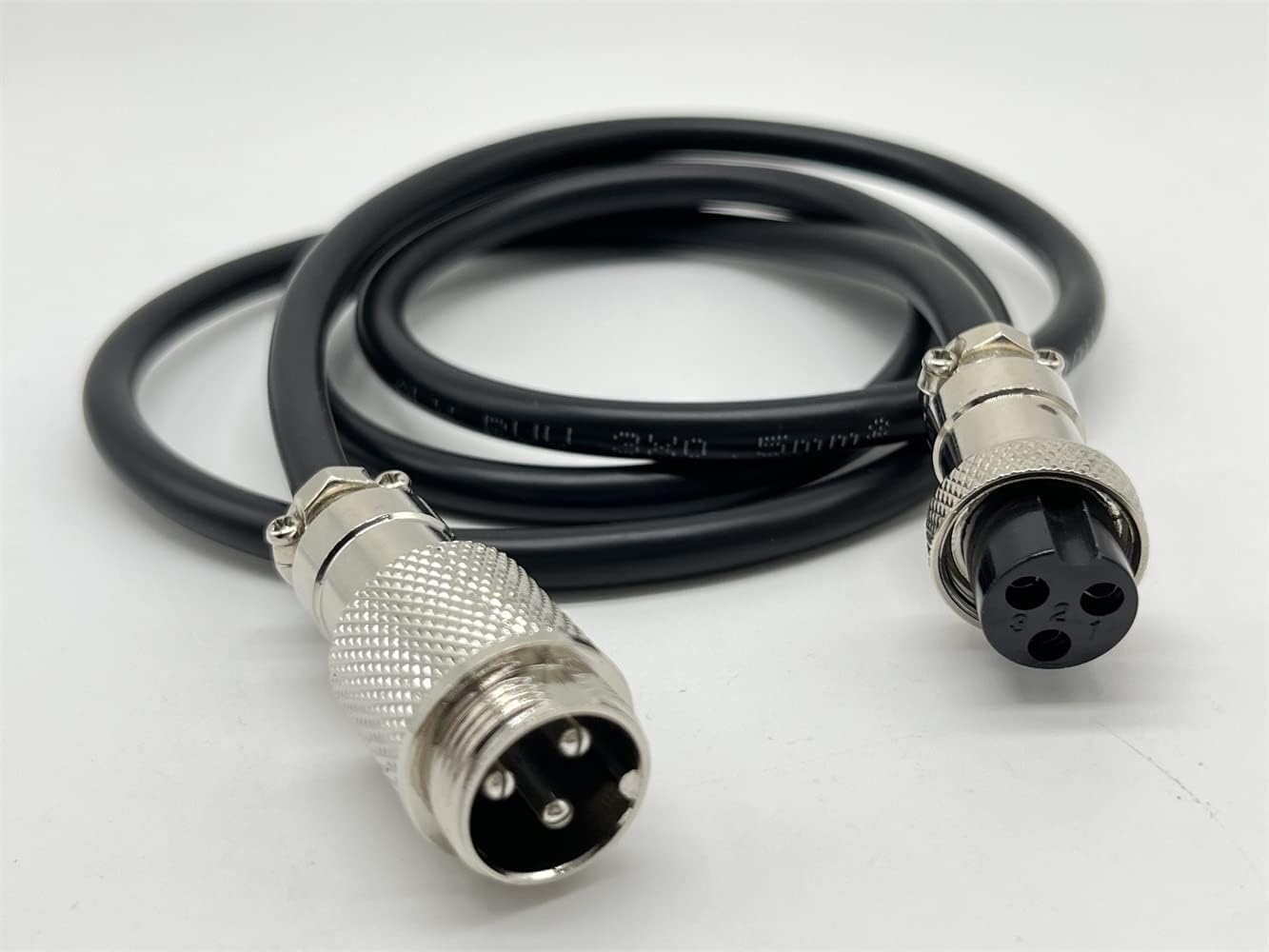 10pcs GX16-3 Pin Cable Cordset Air Plug Male to Female Aviation Connector Cable Assemblies 1M