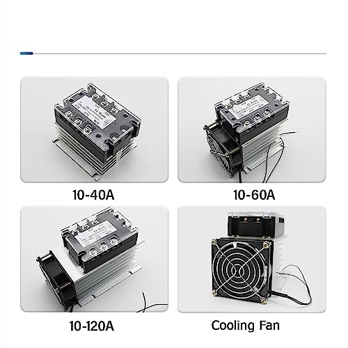 Régulateur de puissance triphasé 380V robuste avec relais Thyristor