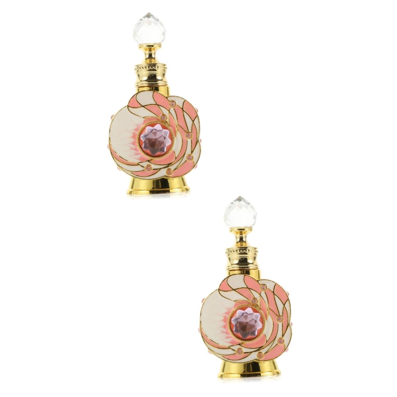 minkissy 2pezzi Bottiglia Di Profumo Da Contenitore Vuoto Per Oli Essenziali Design Elegante e Leggero Per Viaggi e Uso Quotidiano Riutilizzabile e Pratico Per Donne