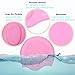 PHELRENA Swimming Cap Waterproof Premium Silicone Solid Long Hair Earmuffs Swim Cap Flexible Reversible for Adults Kids Women Men, Keeps Hair Clean Ear Dry, Free with Nose Clip and Ear Plugs