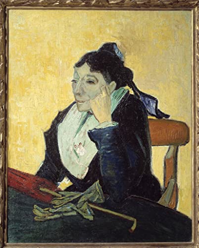 Tableau Van Gogh L'arlésienne décoration murale salon toile 60x90cm