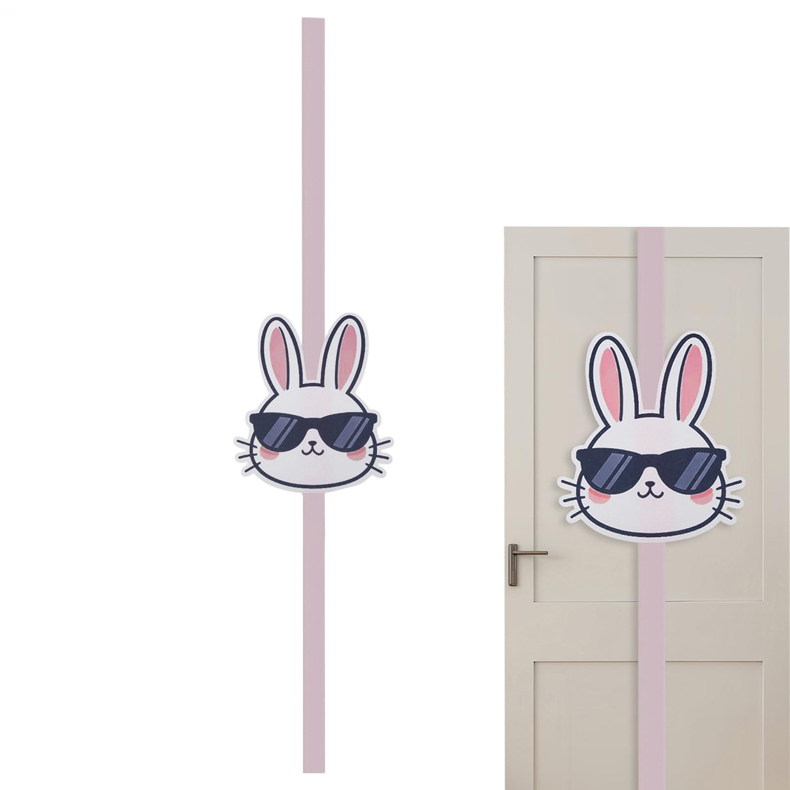 Decorativo para puerta de entrada que alegra espacios apagados con cinta rústica