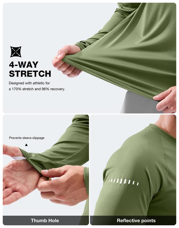 Image of Men's Sun Protection Long Sleeve Shirts UPF 50+