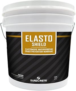 SureCrete ElastoShield Elastomeric Waterproofing & Crack Prevention Membrane for Microcement Application | 1-Gallon
