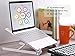 JUBOR Laptop Stand Adjustable Laptop Stand Portable Foldable Ergonomic Desktop Stand Holder Mount for MacBook Notebook Computer PC iPad Tablet