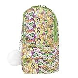 Estojo Escolar Daterra Mini Mochila Com Alca Ivone Verde