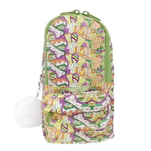 Estojo Escolar Daterra Mini Mochila Com Alca Ivone Verde
