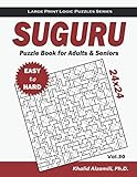  Suguru Puzzle Book for Adults & Seniors: 100 Easy to Hard (24x24) Suguru Puzzles