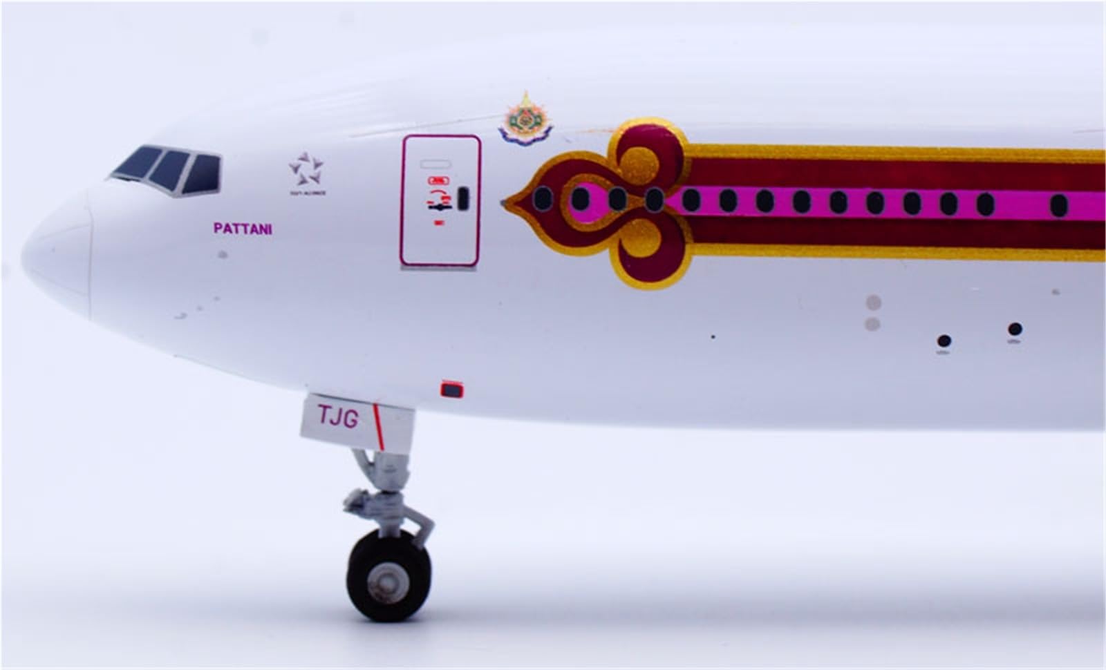 Vantor Modelli di Aerei Replica 31CM 1/200 Modello di visualizzazione su Larga Scala Aereo per Thai Airways B777-200 HS-TJG Aereo finito statico da Collezione in Miniatura