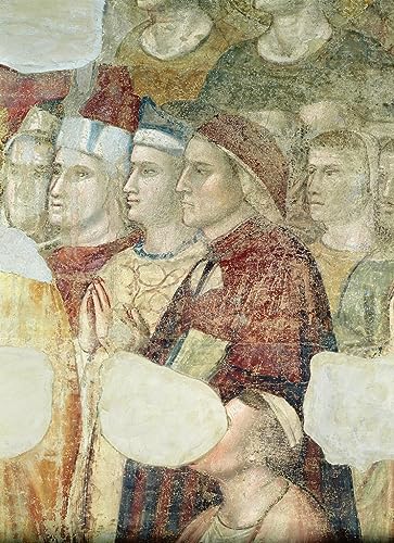 Art imprime image toile décoration murale salon portrait Dante Alighieri Giotto 60x90cm