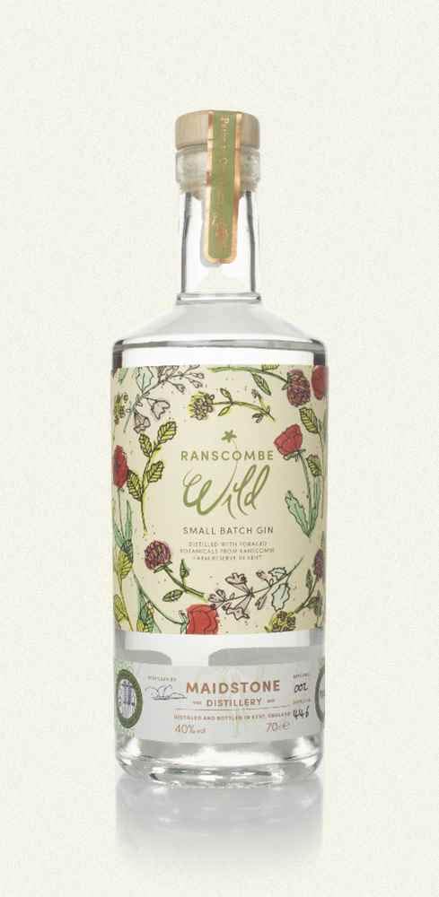 Ranscombe Wild Small Batch Gin (700ml) 40% ABV, Herbaceous Sweet and Floral Gin, 2022 Contemporary Gin of the Year