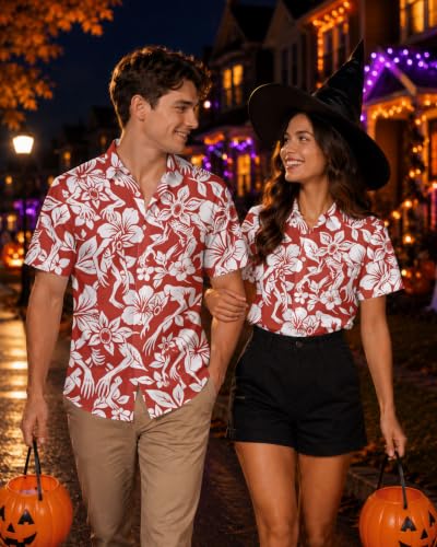 Image of 99TIMORO Movie Characters Halloween Shirt for Men Short Sleeve Top