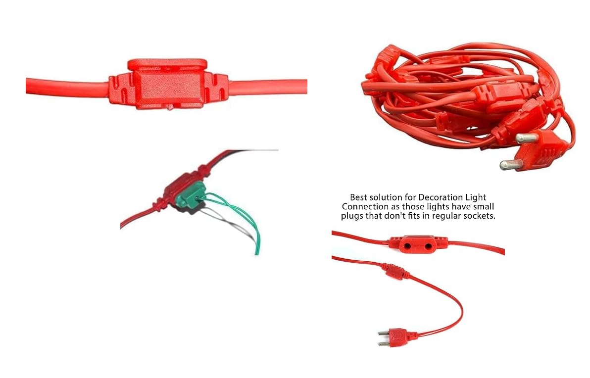 New Quality Decorative Lighting Multi Female Plug Jointer/Connector Ladi Jointer for Decorative Lights for (7+1) 2