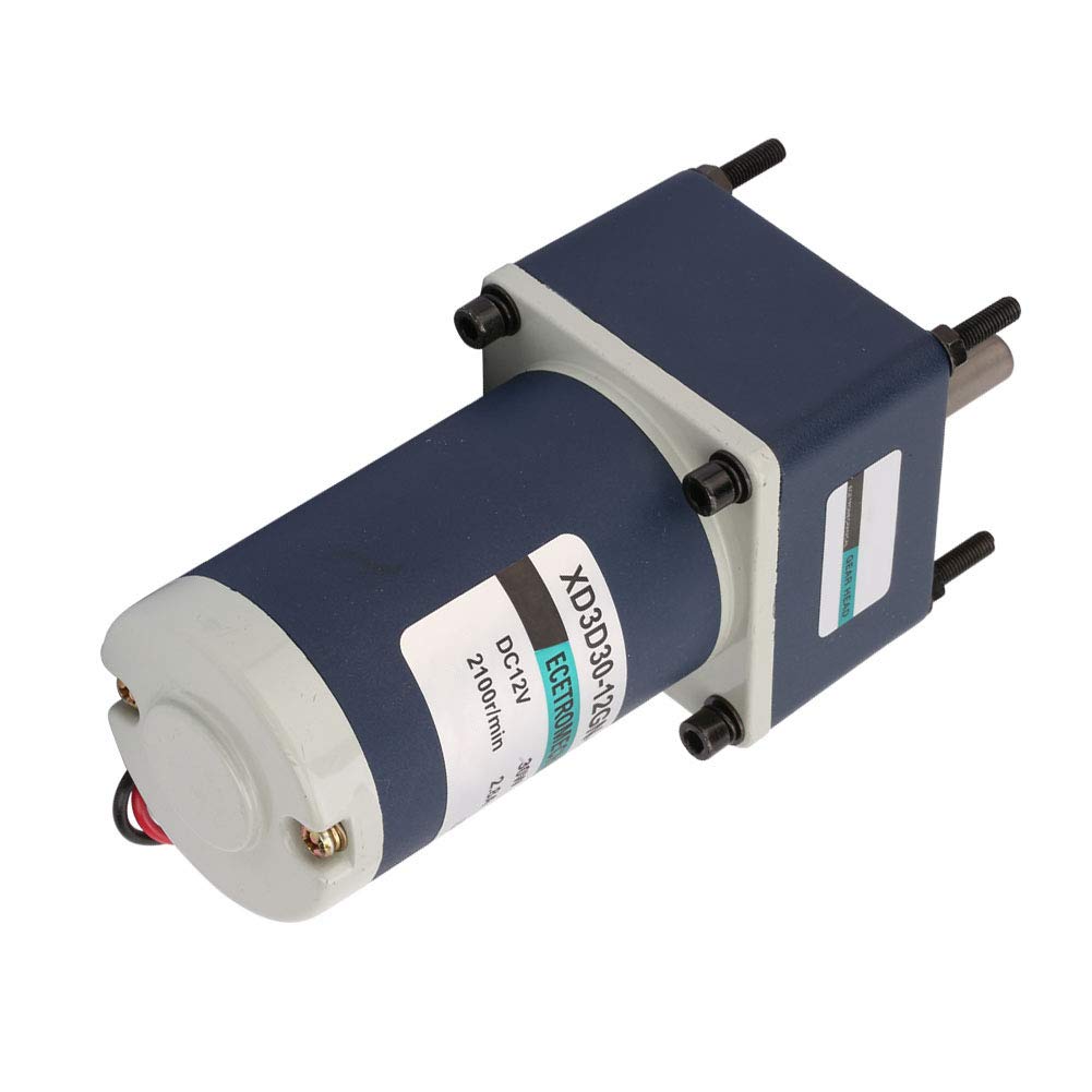 Esfuerzo de Torsión Largo de la Vida de Servicio del Motor del Engranaje de DC del Imán Permanente 30W Alto para los Proyectos de DIY (Relación de reducción 20.100 RPM)