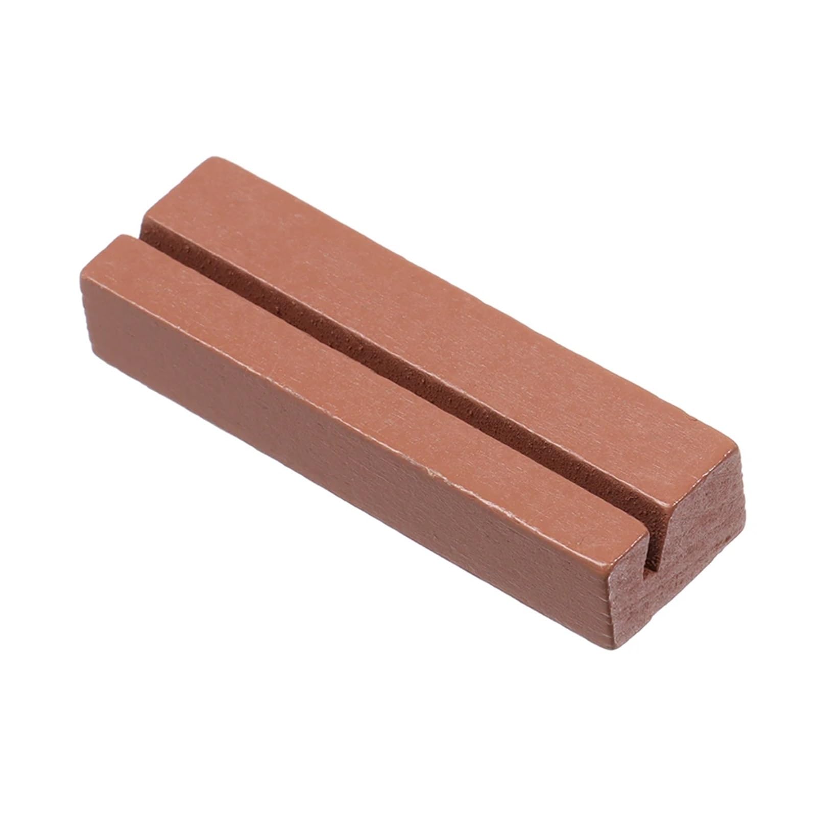 GOXQIT 10Pc Wooden Photo Stand Business Card Holder Rectangle Clip Picture Handmade Memo For Home Office For Party(Color 4)