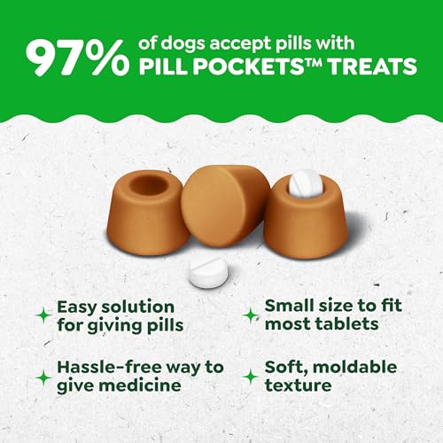 Image of Greenies Pill Pockets for Dogs Small Size, Tablet Pill Treats for Dogs, Cheese Flavor, 3.2 oz. Pouch