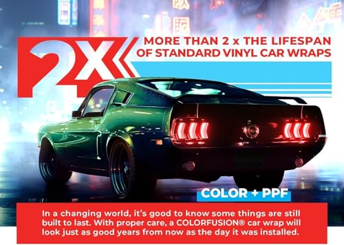 Image of ColorFusion PPF by VViViD, Gloss Early Spring Green Dry Apply PPF Vinyl Car Wrap Roll 6ft x 5ft
