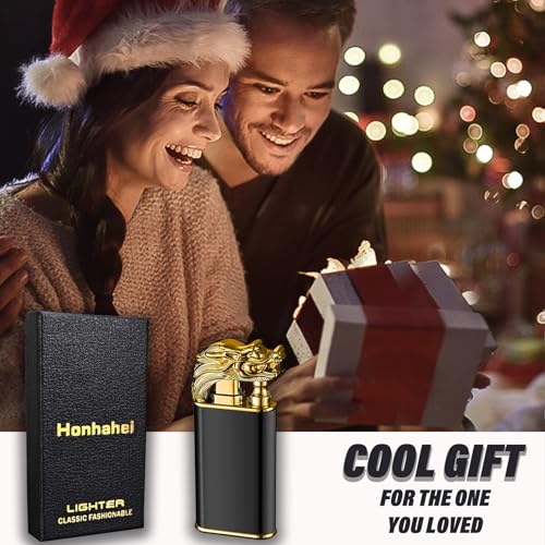 Encendedor Dragon Lighter con llama ajustable y recargable miniatura 5
