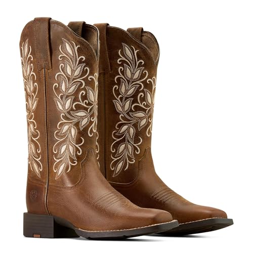 ARIAT Women's Round Up Holly Wide Square Toe Western Boot by ARIAT - Used condition - Image 7