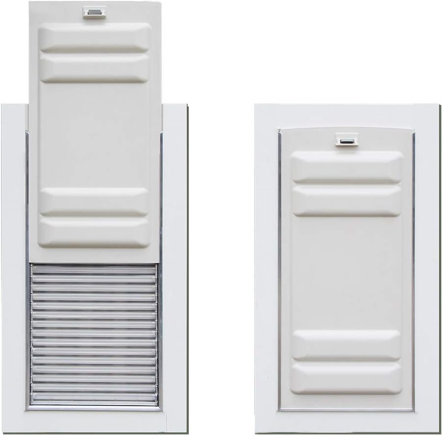 Small Aluminum Frame Pet Door with Magnetic Lock