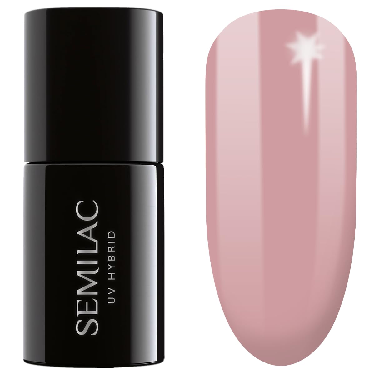 Semilac Esmalte Semipermanente UV 586 Dirty Rose Nude 7ml Colección Naked Nails