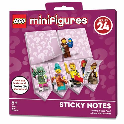 Lego Minifigures Sticky Notes and Page Marker Set (53477)