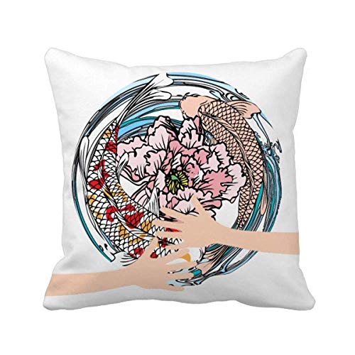 La géométrie de l'eau la tendance câlin coussin déco lit et banquette - 2