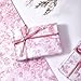 120 Sheets Pink Floral Tissue Paper Chinoiserie Gift Wrapping Paper Vintage Pink White Flowers Packaging Patterned Bulk for Baby Shower Wedding Birthday Party Decor, 14 x 20 Inch