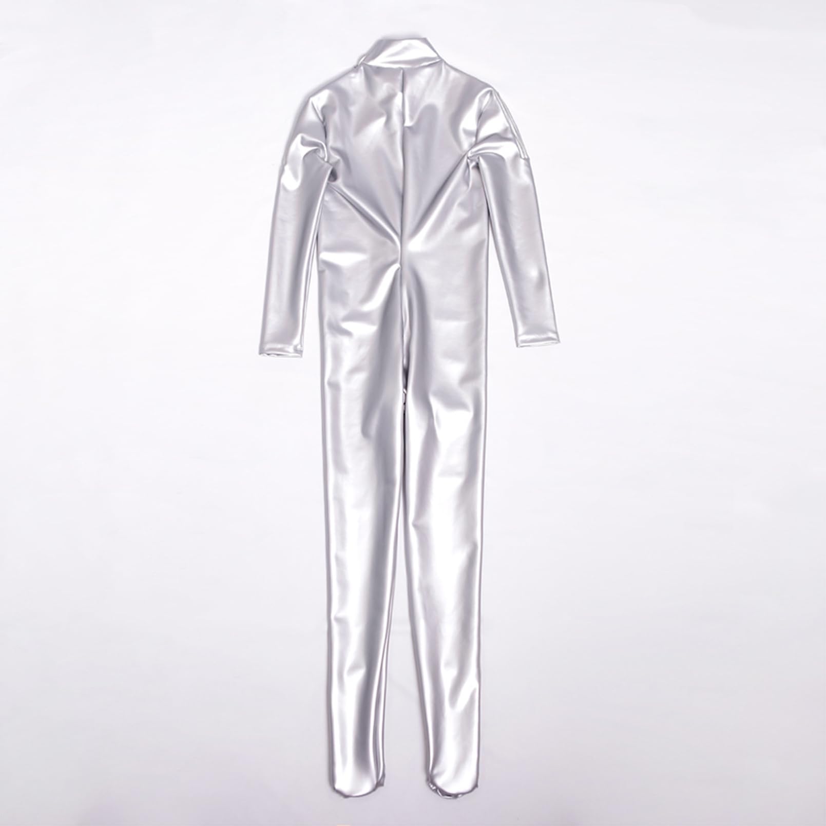 Generisch Damen Sexy Latex-Ammoniak Alles Inklusive Catsuit Lange Ärmel Reißverschluss Eng Overall Nachtclub DS Bühne Zeigen Kleidung