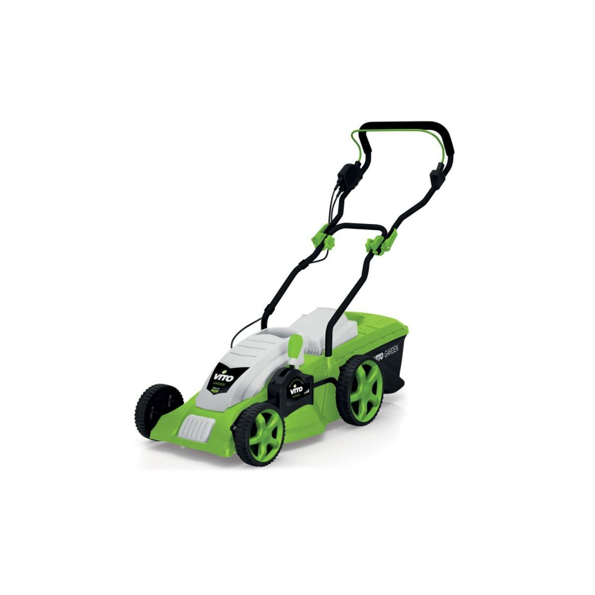 Tondeuse Electrique 1800W Moteur Induction Coupe 42 cm + Coupe Bordure 250W Tête Automatique Pack