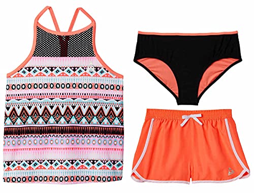Image of Gerry Girls 3-Piece Tankini & Shorts Swimsuit Set
