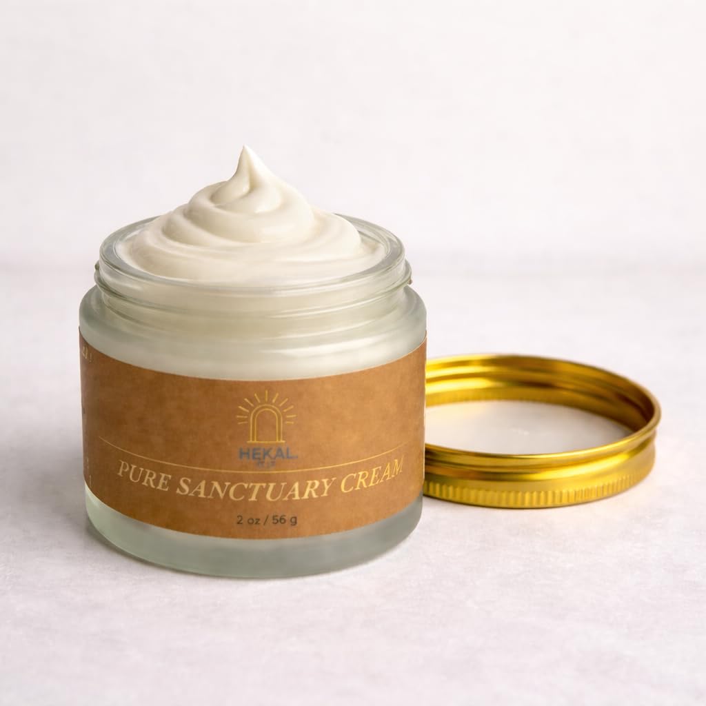 HEKAL 100% Grass Fed Beef Tallow Moisturizer – Organic Whipped Tallow Balm for Face, Hands & Body – Deep Hydration for Dry Skin, Eczema-Prone & Sensitive Skin – Natural Skin Barrier Repair Cream