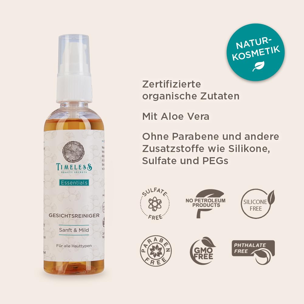ESSENTIALS Face Cleanser, Removes Dirt, Makeup Remnants and Sebum, Moisturising, Radiant Skin - Image 3