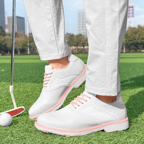 Image of THESTRON Women Golf Shoes Professional Spikeless Golf Sports Sneakers Female Golf Footwears Ladies Golf Walking Sneakers