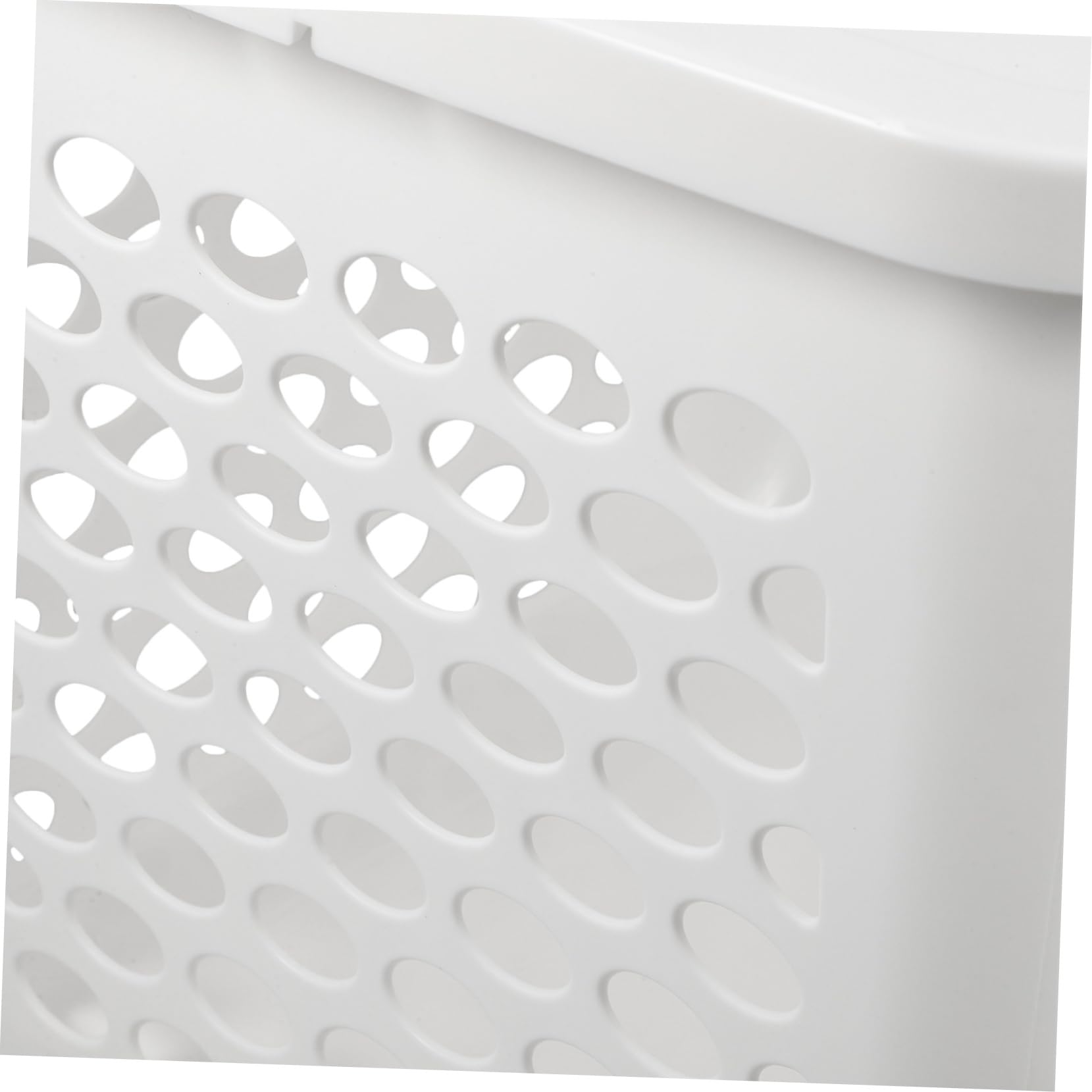 ABOOFAN Panier de Rangement Usage Polyvalent la Cuisine Empilable en Plastique Blanc Organisation du Plan de Travail Facile à Nettoyer pour Fruits et Légumes