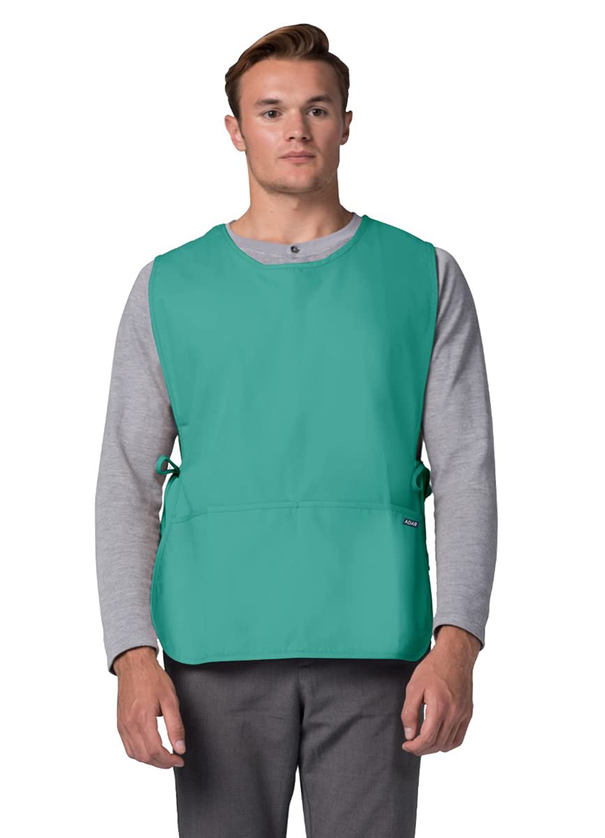 Adar uniwersalny fartuch 3-pak - fartuch unisex, Surgical Green, jeden rozmiar