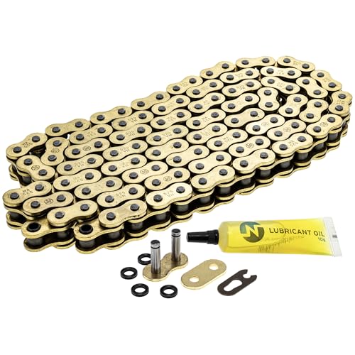 NICHE Gold 525 X-Ring Chain 116 Links with Connecting Master Link