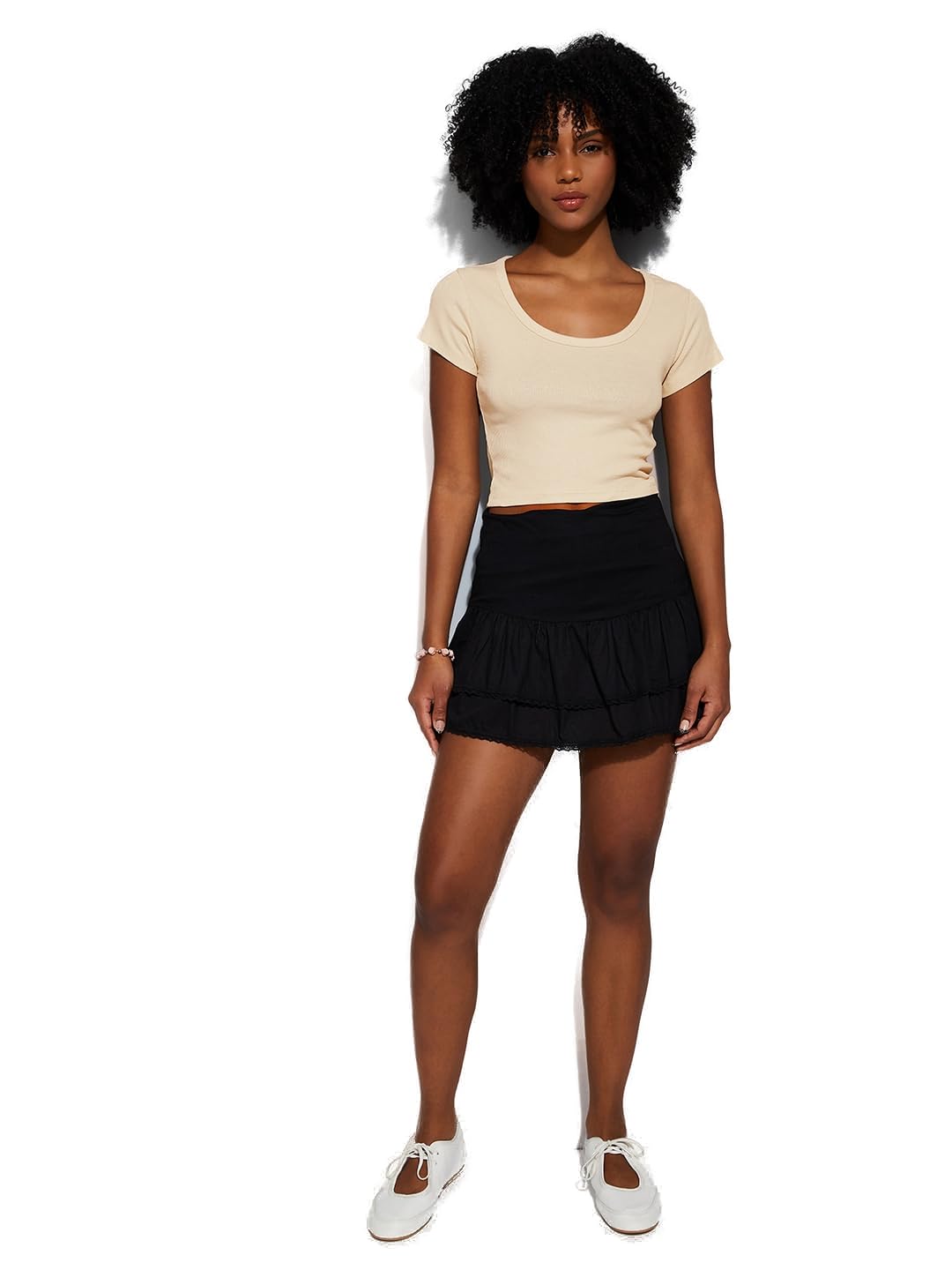 max Alaya F x URB_N Women Ribbed Crop Top (Beige_L)-picture-37