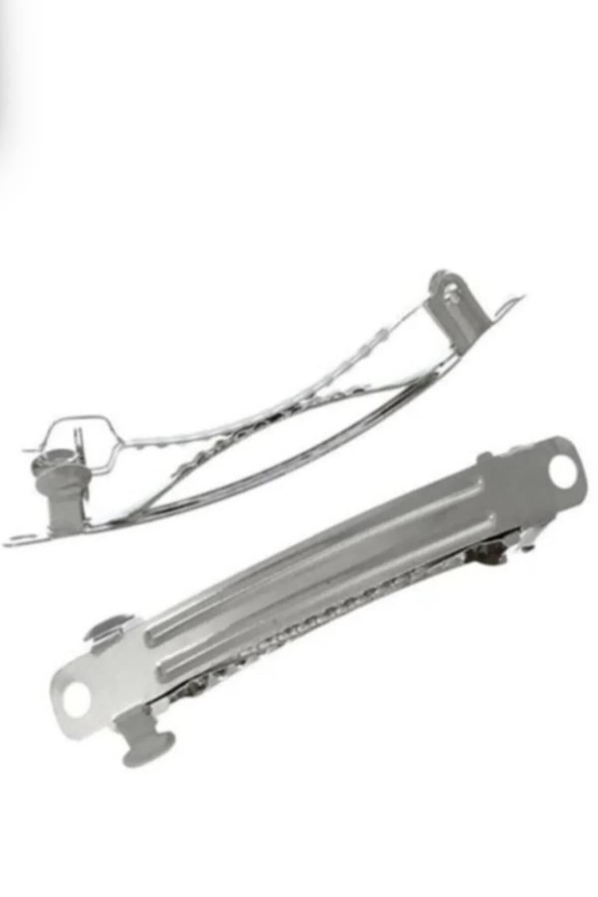 Hobigram 5 Adet 5 Cm Gümüş Renk Metal Otomatik Toka Boş Süslenmemiş - TK2702202320