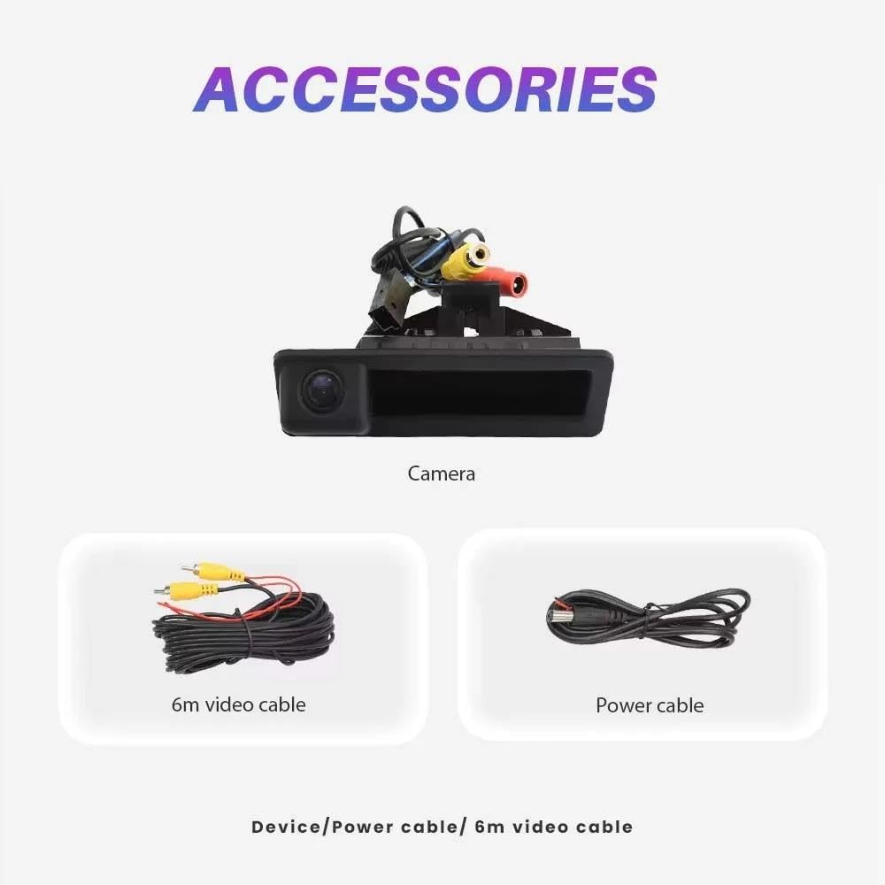 Caméra De Recul Étanche pour Série 2 3 5 7 X1 X3 X4 X5 F30 F32 F36 F10 F11 F25 F48 Accessoire