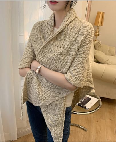 Pashmina Shawl Wraps Women Shawls and Wraps Cardigan Cape Knitted Cashmere Wool Shoulder Top Sweater Shawl Scarf 20253