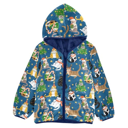 Dino on A Skateboard Girls Fleece Jacket Girls Fall Jacket Girls Zip Up Hoodie Girls Sherpa Jacket 2-10T