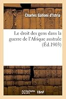 Le Droit Des Gens Dans La Guerre de L'Afrique Australe 201348657X Book Cover