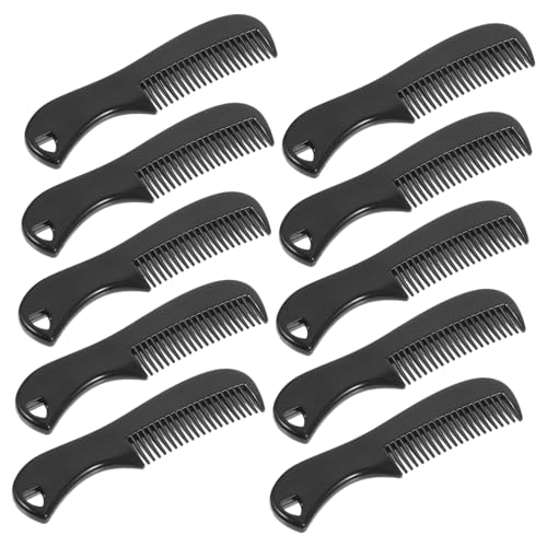 BELLIFFY Men's Grooming Kit: 10pcs Pocket Size Beard Combs Mustache Comb Stylish for Occasion