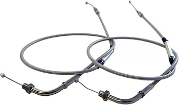 E　2本セット Amazon | HK ハイスロ用 アクセルワイヤー 2本セット 引き&戻し