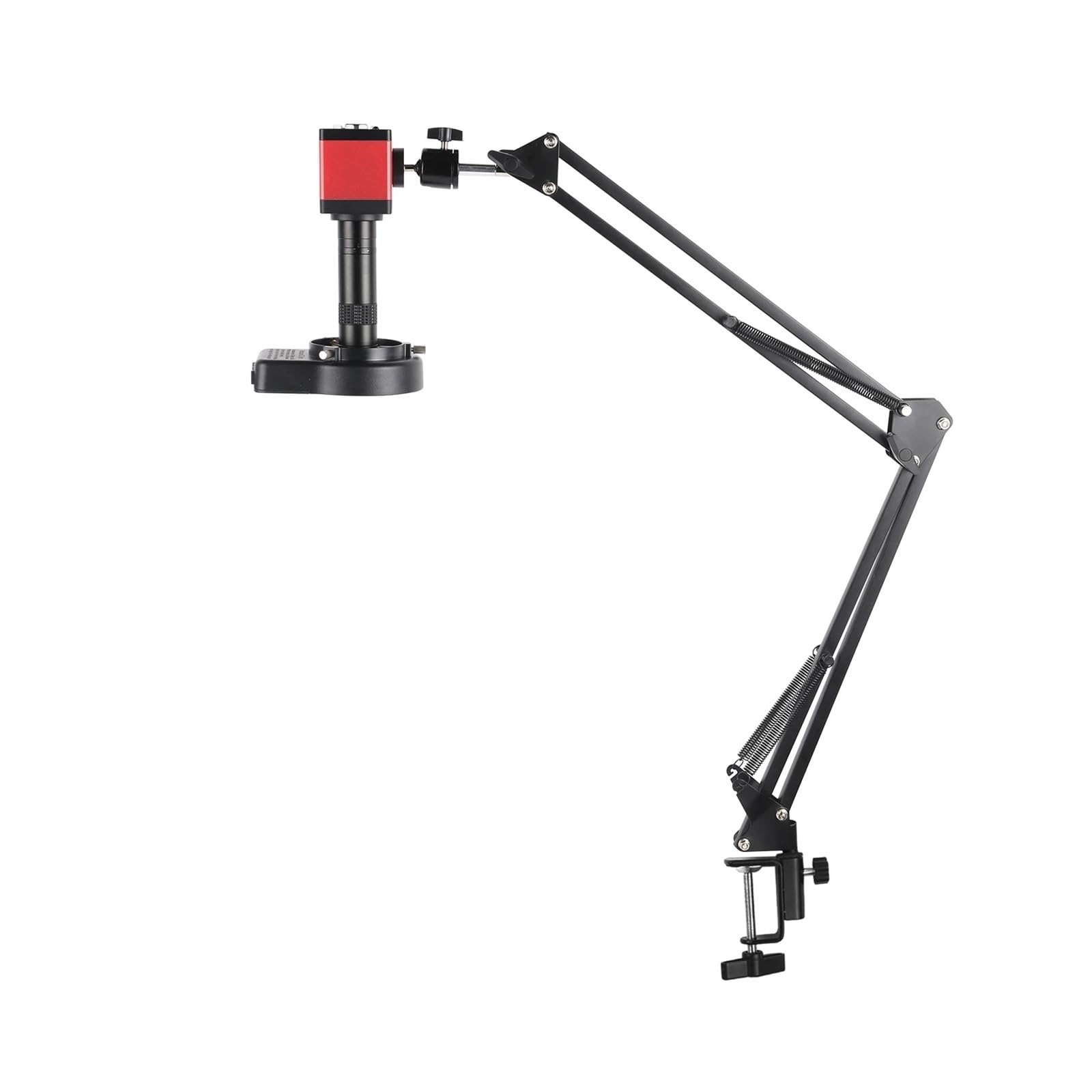 Digital Microscope 4K FULL HD HDMI VGA 1080P Industrial Camera C-Mount Via Type Measurement 150x Lens For Soldering Phone(HDMI VGA Entry model)