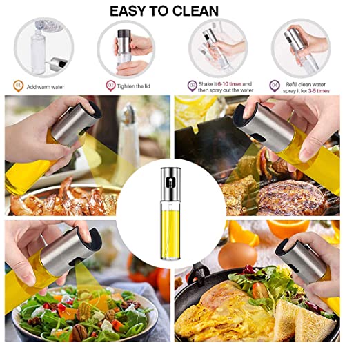 BODYA Olive Oil Sprayer Dispenser 100ml Oil Spray Bottle Oil Mister for BBQ Making Salad Baking Roasting Grilling Frying Kitchen - Image 4