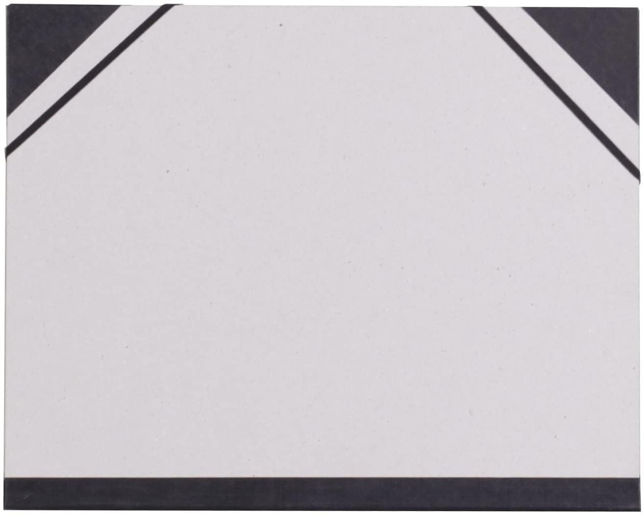 Clairefontaine 44611C - Cartella portadisegni con chiusura con elastico 26x33 cm, cartone grigio